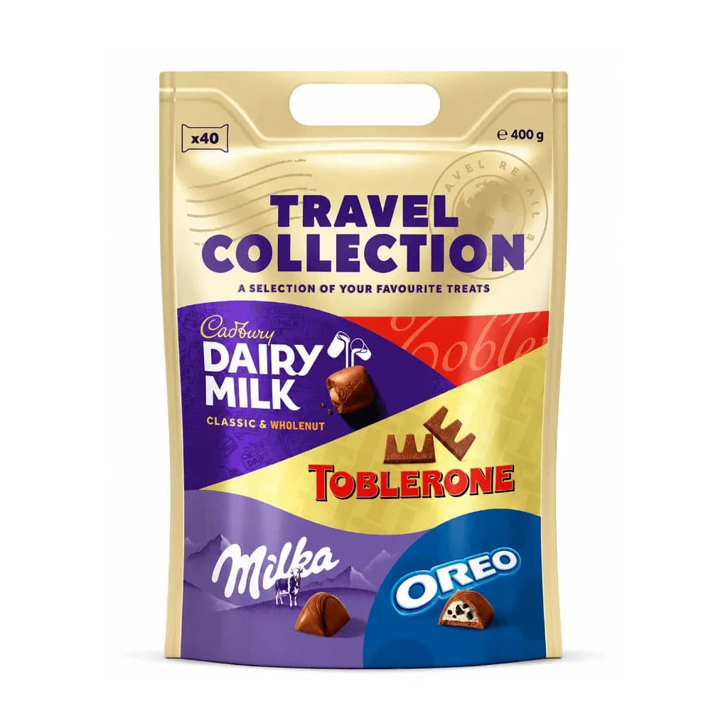 Cadbury Dairy Milk Travel Collection Mix Bag 400g