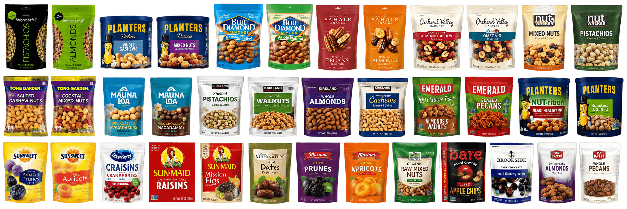 Nuts & Dried Fruits collection